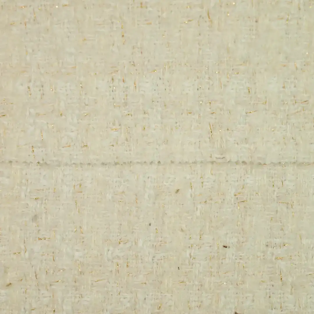 China Fabric for Skirt,Suit,Uniform Chanel-Style Fabric Woolen Lurex Wool Beige color buy from China wholesaler bulk order at wholesale price free worldwide shipping Alibaba