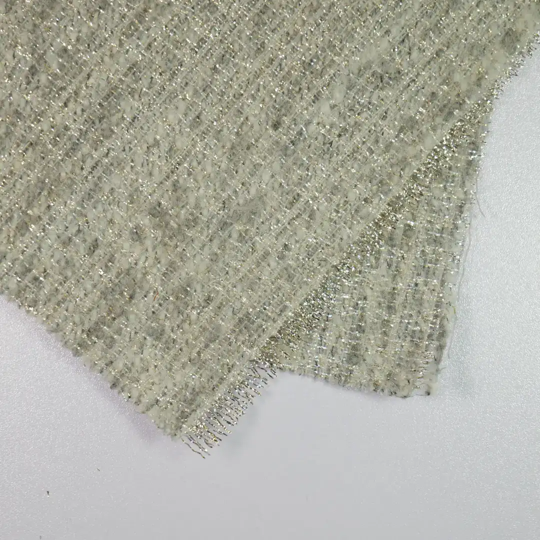 China Fabric for Pants,Jackets,Skirt,Suit Chanel-Style Fabric Woolen Polyester Wool Beige color buy from China wholesaler bulk order at wholesale price free worldwide shipping Alibaba