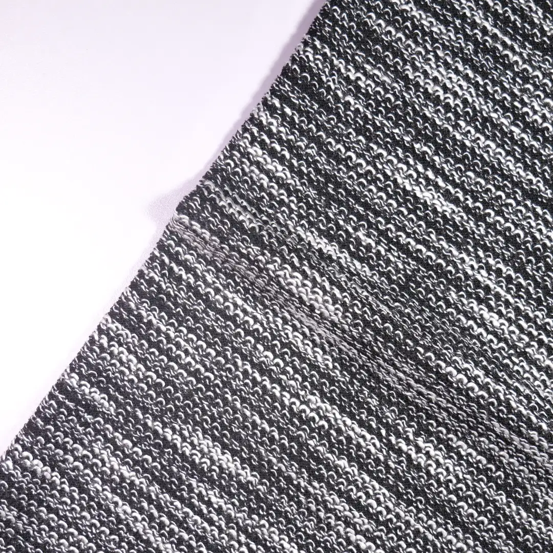 China Fabric for Open Cardigan ,Dresses (Cardigan Open) ,Skirt  French Terry Knit Fabric Rayon Polyester Black color buy from China wholesaler bulk order at wholesale price free worldwide shipping Alibaba