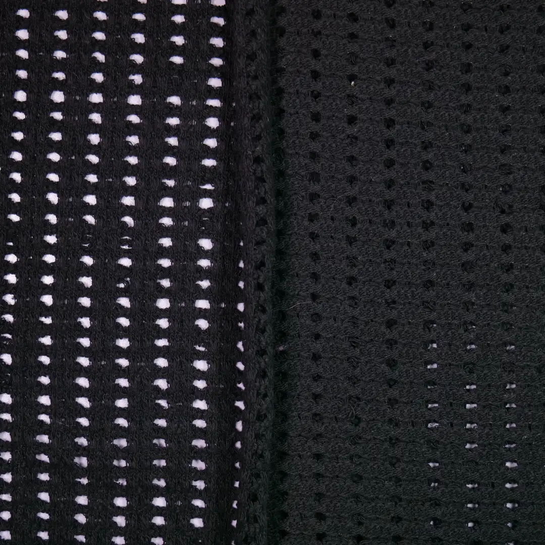 China Fabric for T-Shirt,Men’s Vest ,Round Neck Pullover ,Crew Neck Pullover  Jacquard Knit Fabric Cotton Spandex Black color buy from China wholesaler bulk order at wholesale price free worldwide shipping Alibaba