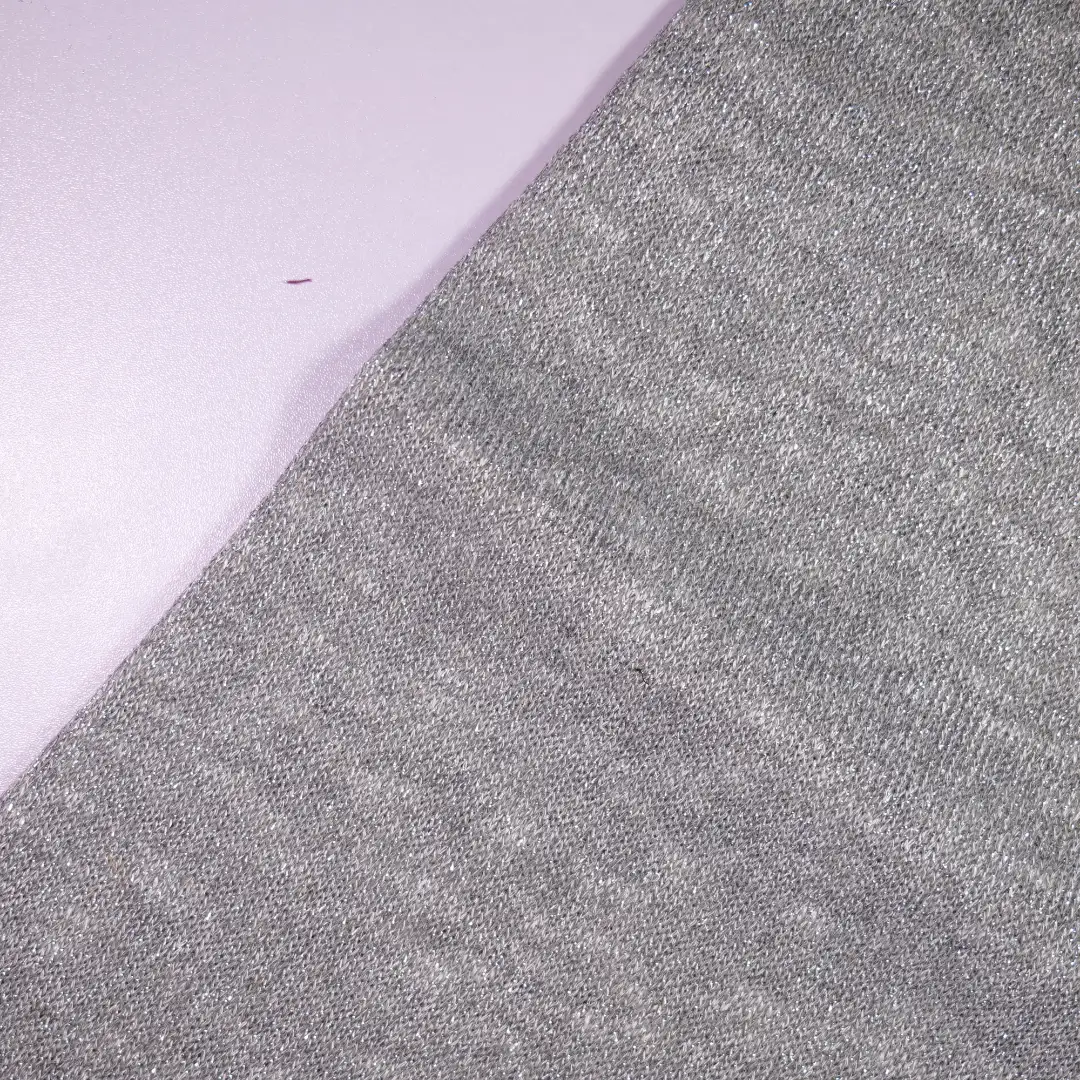 China Fabric for Open Cardigan ,Full-Zipper Cardigan  Jacquard Knit Fabric Rayon Spandex Polyester Lurex Silver color buy from China wholesaler bulk order at wholesale price free worldwide shipping Alibaba