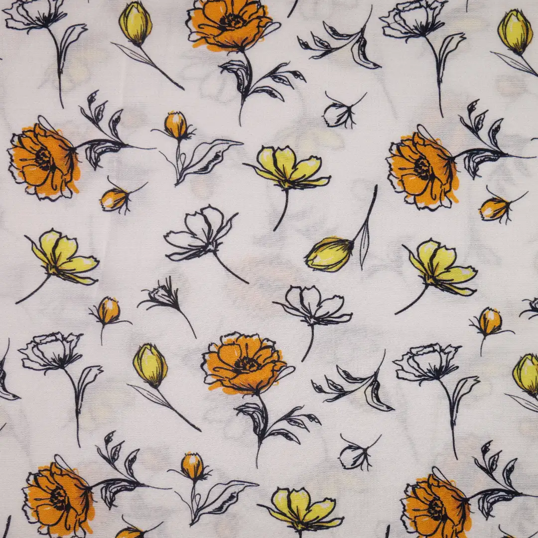 China Fabric for Shirt,Pants,T-Shirt,Skirt Viscose Print Natural Woven Fabric Cotton Rayon Beige color buy from China wholesaler bulk order at wholesale price free worldwide shipping Alibaba