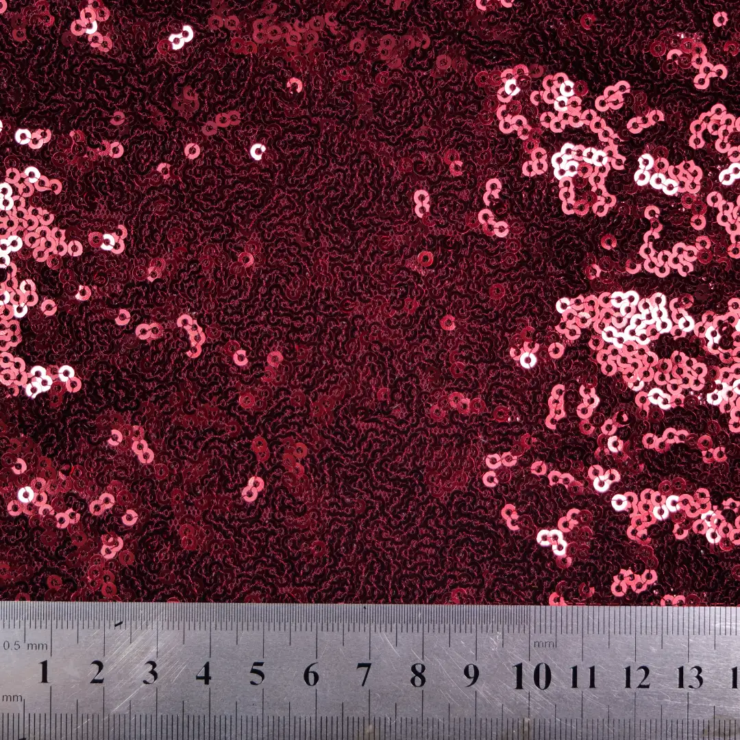 China Fabric for Tank Top,Shorts,Skirt  Sequined Mesh Fabric Knit Fabric Polyester Red color buy from China wholesaler bulk order at wholesale price free worldwide shipping Alibaba