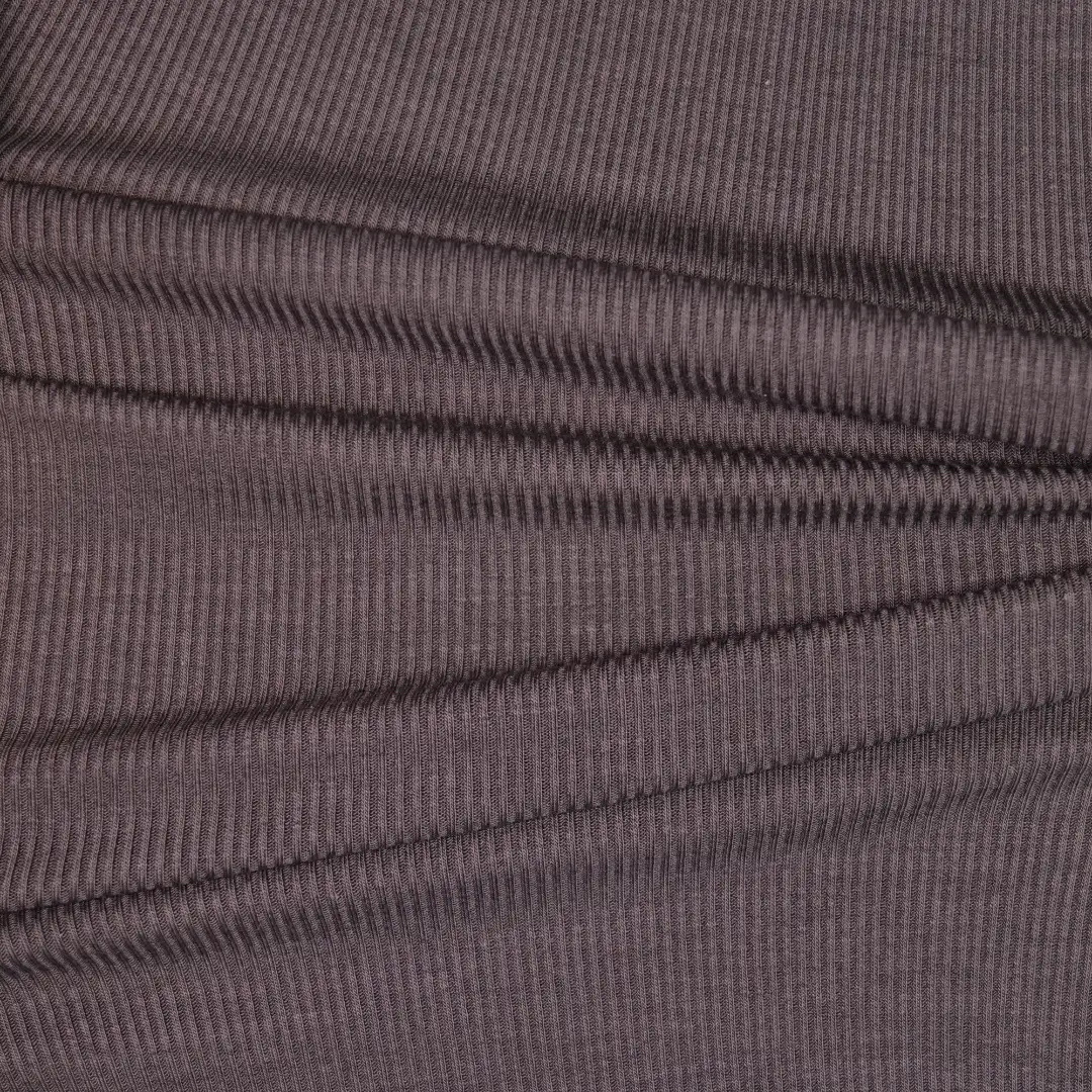 China Fabric for Ladies Vest ,Men’s Vest ,Loungewear Rib Knit Fabric Tencel Acetate Spandex Brown color buy from China wholesaler bulk order at wholesale price free worldwide shipping Alibaba