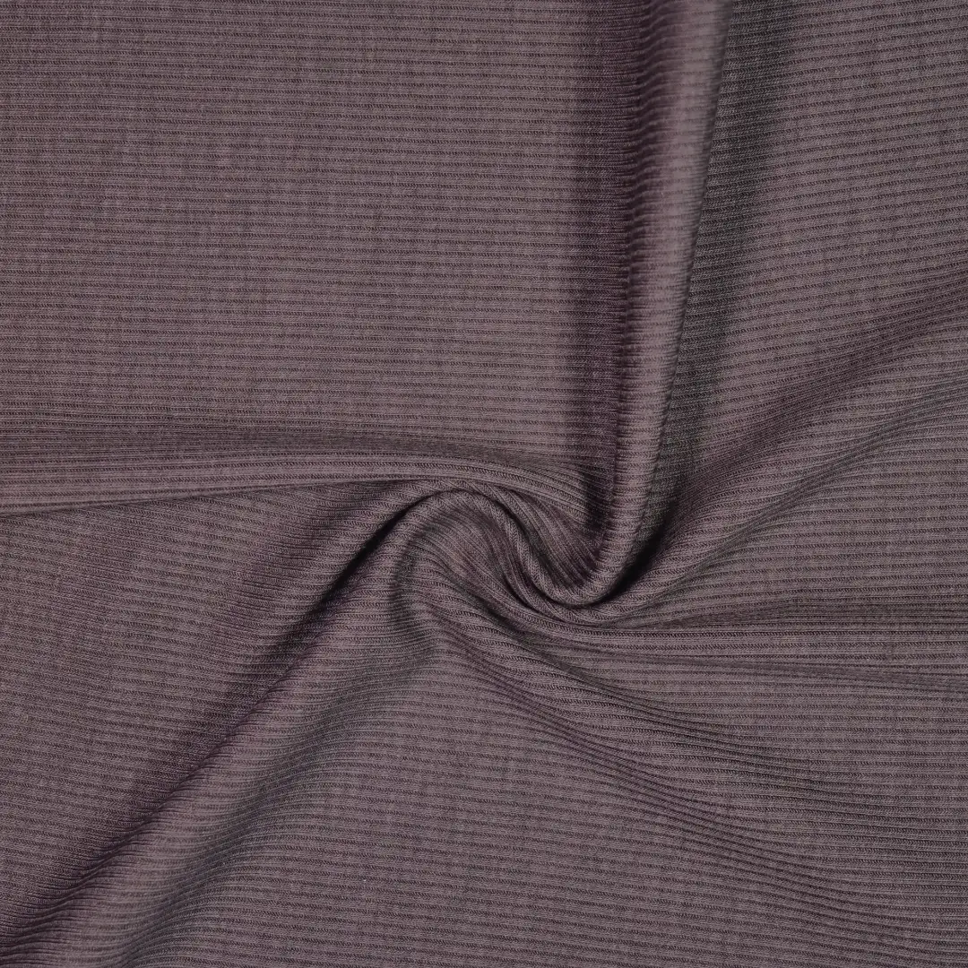 China Fabric for Ladies Vest ,Men’s Vest ,Loungewear Rib Knit Fabric Tencel Acetate Spandex Brown color buy from China wholesaler bulk order at wholesale price free worldwide shipping Alibaba