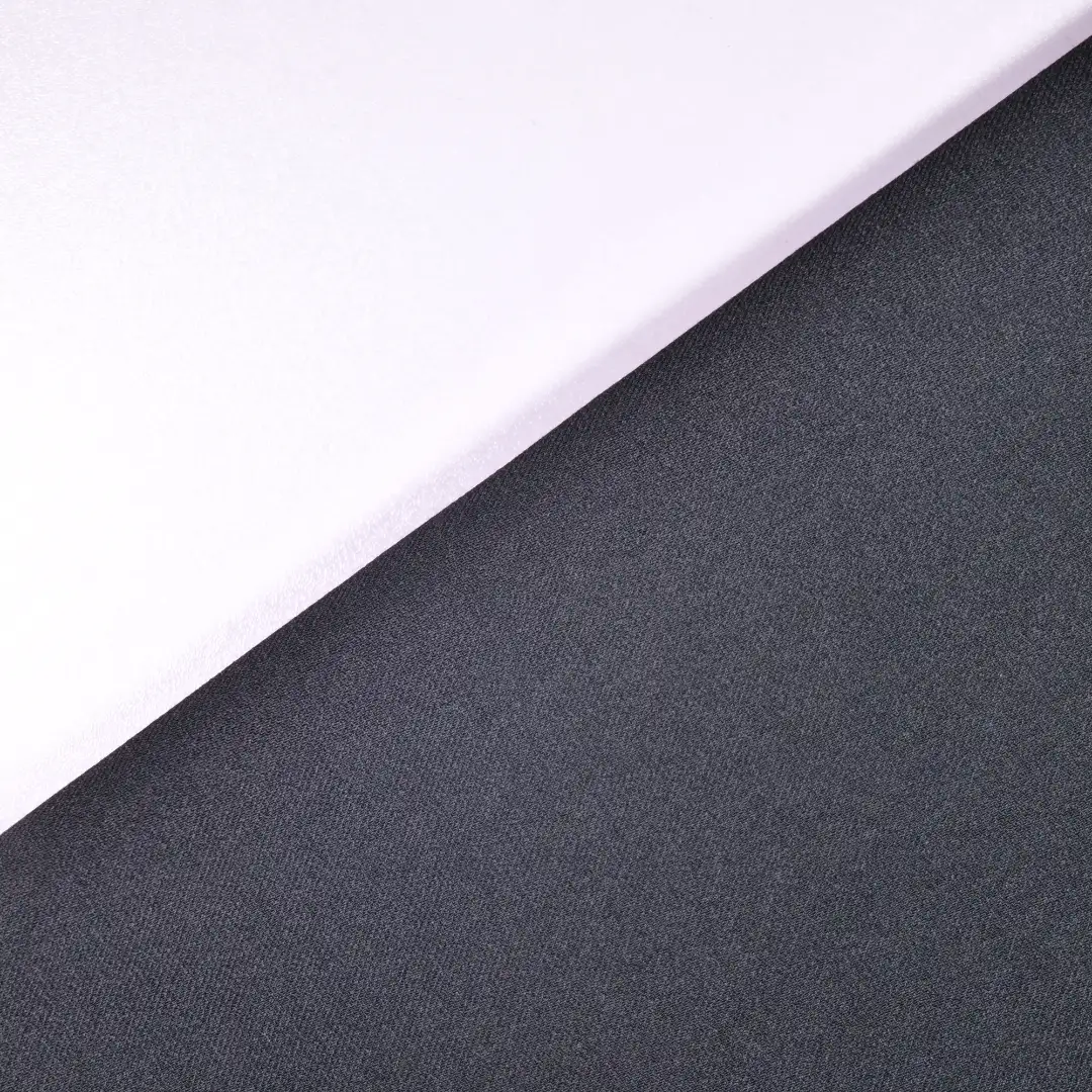 China Fabric for Jackets,Trench Coat,Suit,Skirt  Twill Synthetic Woven Fabric Polyester Black color buy from China wholesaler bulk order at wholesale price free worldwide shipping Alibaba