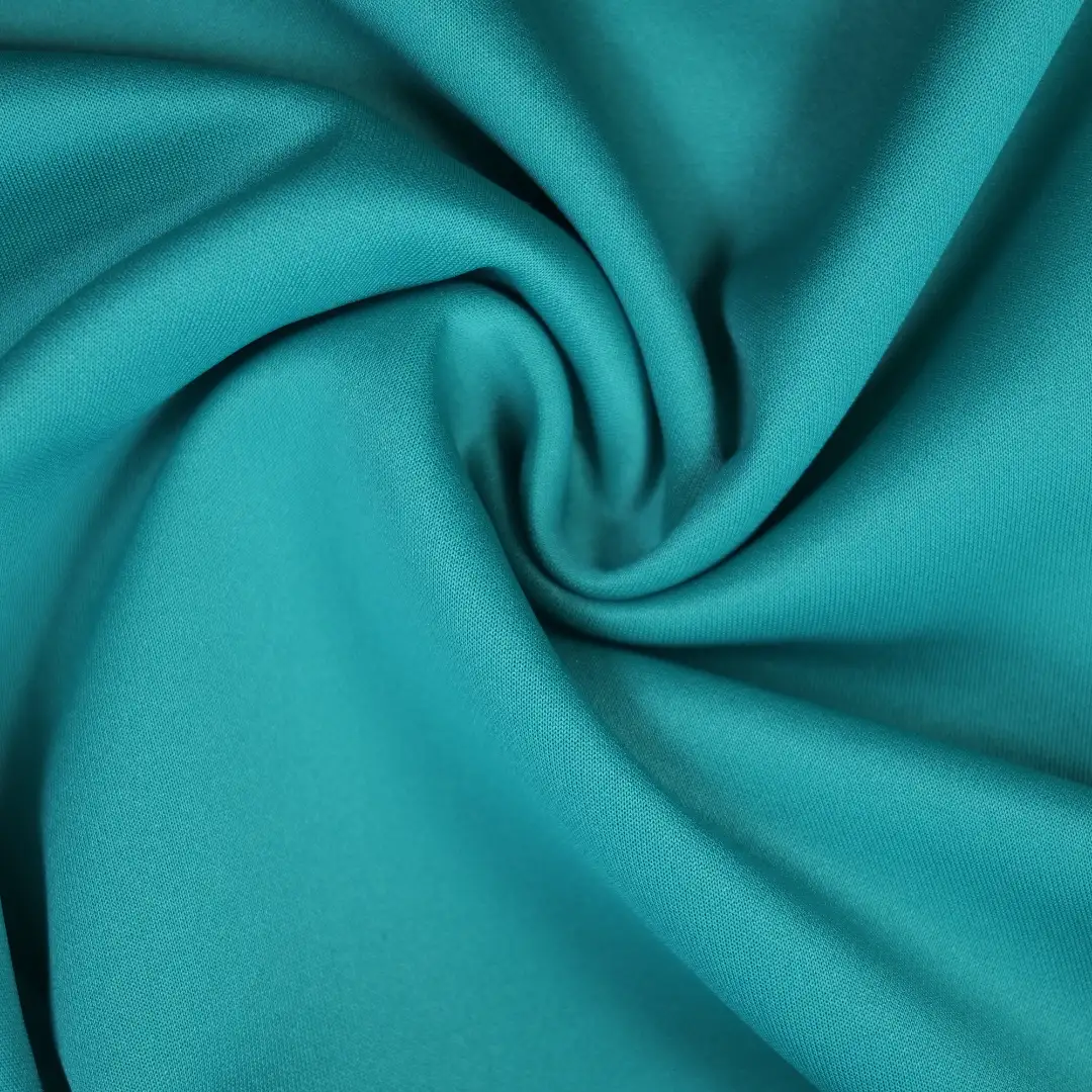 China Fabric for Sweatshirt,Tracksuits Scuba Knit Fabric Polyester Cotton Spandex Malachite green‌ color buy from China wholesaler bulk order at wholesale price free worldwide shipping Alibaba