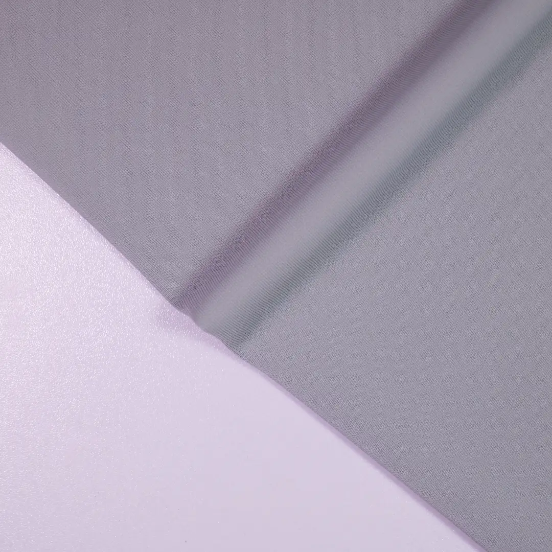 China Fabric for Blouse,Crop Top Single Jersey Knit Fabric Polyester Spandex Gray color buy from China wholesaler bulk order at wholesale price free worldwide shipping Alibaba