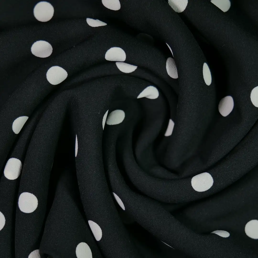 China Fabric for Pleated Midi Skirt,Kids Ruffle-Sleeve Top,Sleeveless Sundress,Ruffle Shirt Dress,Strap Midi Dress Chiffon Synthetic Woven Fabric Polyester Black color buy from China wholesaler bulk order at wholesale price free worldwide shipping Alibaba