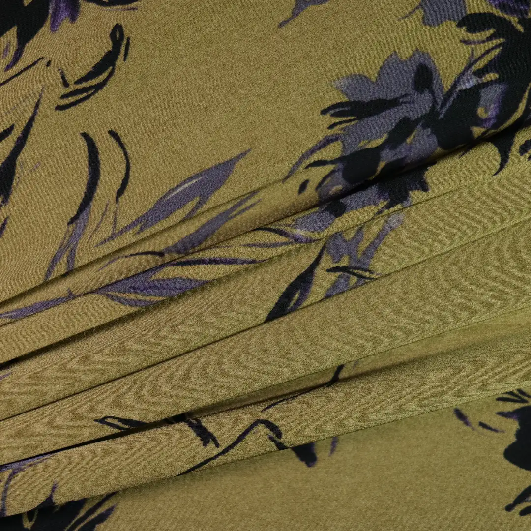 China Fabric for Pleated Midi Skirt,Drawstring Wide Leg Trousers,Ruffle Shirt Dress,Strap Midi Dress Bengaline Synthetic Woven Fabric Polyester olive color buy from China wholesaler bulk order at wholesale price free worldwide shipping Alibaba