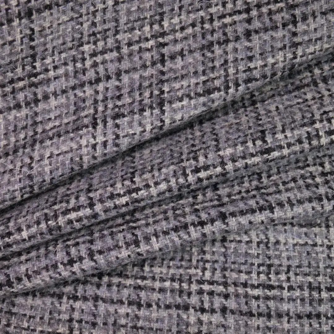 China Fabric for Pants,Blazer,Skirt,Over Shirt Chanel-Style Fabric Woolen Polyester Wool Chemical Fiber Black color buy from China wholesaler bulk order at wholesale price free worldwide shipping Alibaba