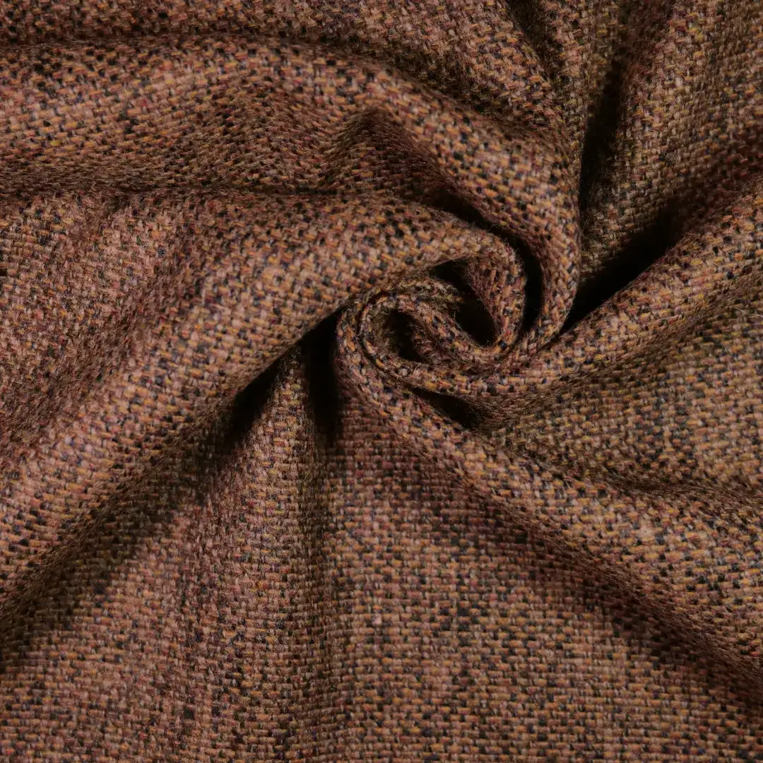 China Fabric for Pants,Jackets,Blazer,Overcoat Chanel-Style Fabric Woolen Polyester Chemical Fiber Wool Brown color buy from China wholesaler bulk order at wholesale price free worldwide shipping Alibaba