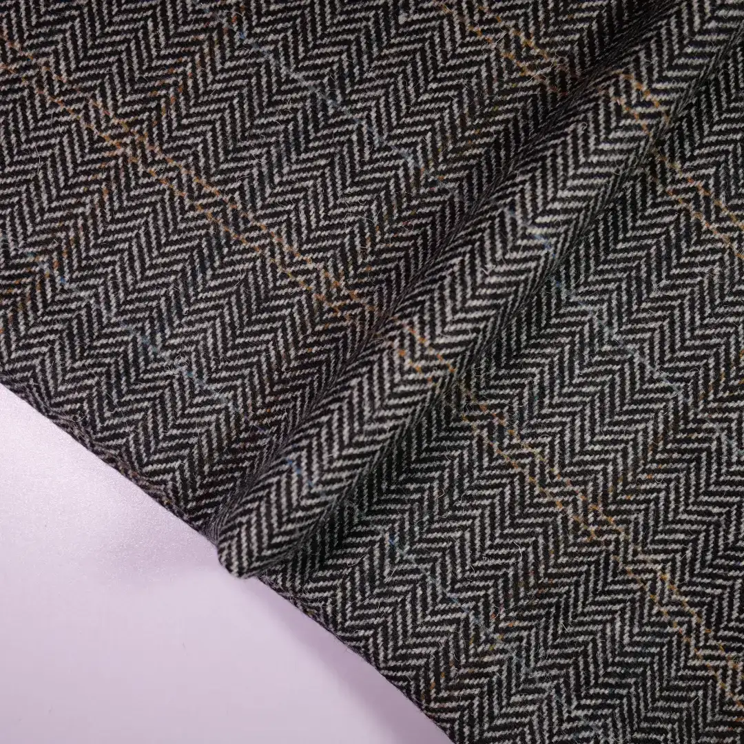 China Fabric for Suit Trouser,Blazer,Skirt ,Over Shirt Chanel-Style Fabric Woolen Polyester Chemical Fiber Wool Black color buy from China wholesaler bulk order at wholesale price free worldwide shipping Alibaba