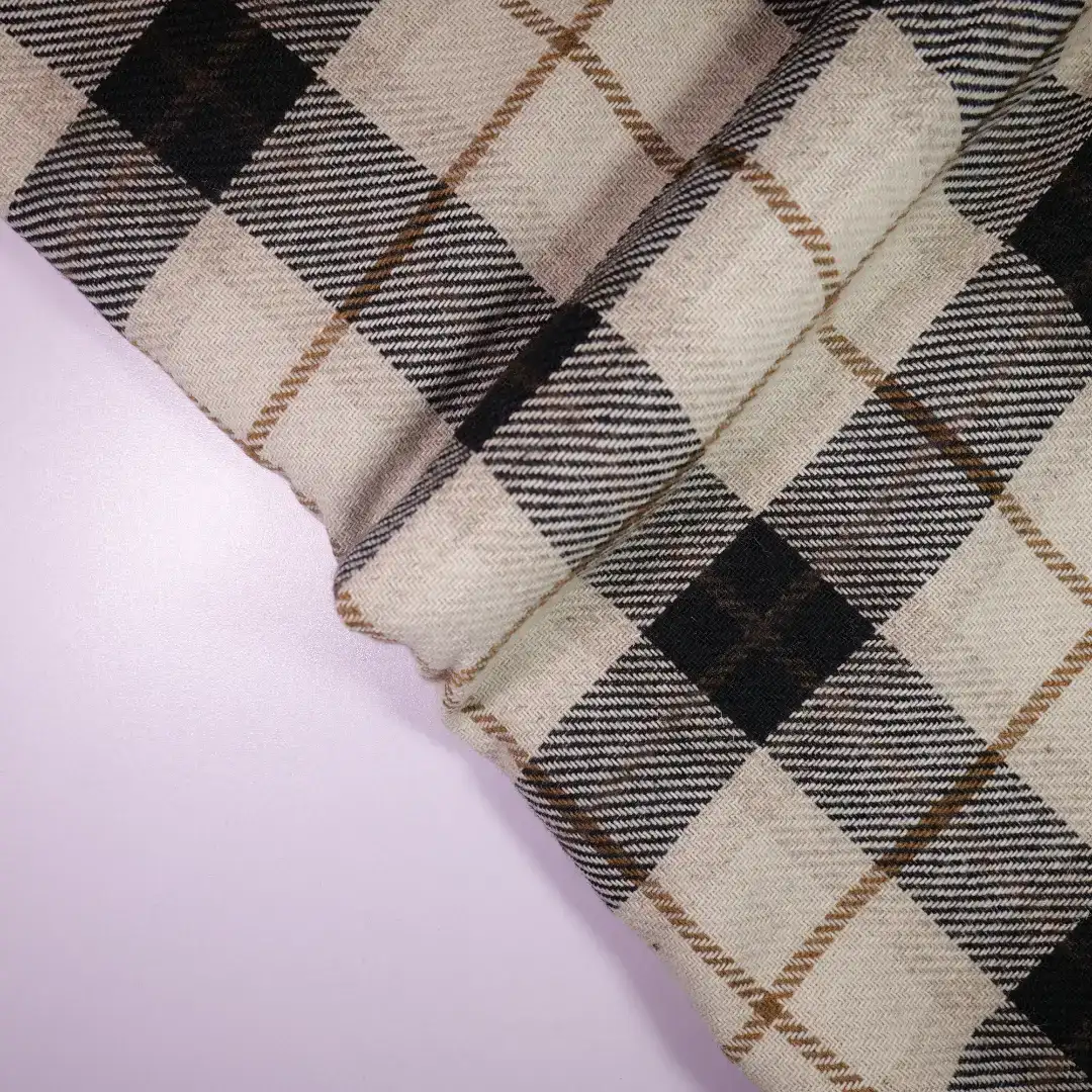 China Fabric for Suit,Skirt ,Over Shirt,Bomber jacket Chanel-Style Fabric Woolen Wool Polyester Chemical Fiber Bisque color buy from China wholesaler bulk order at wholesale price free worldwide shipping Alibaba