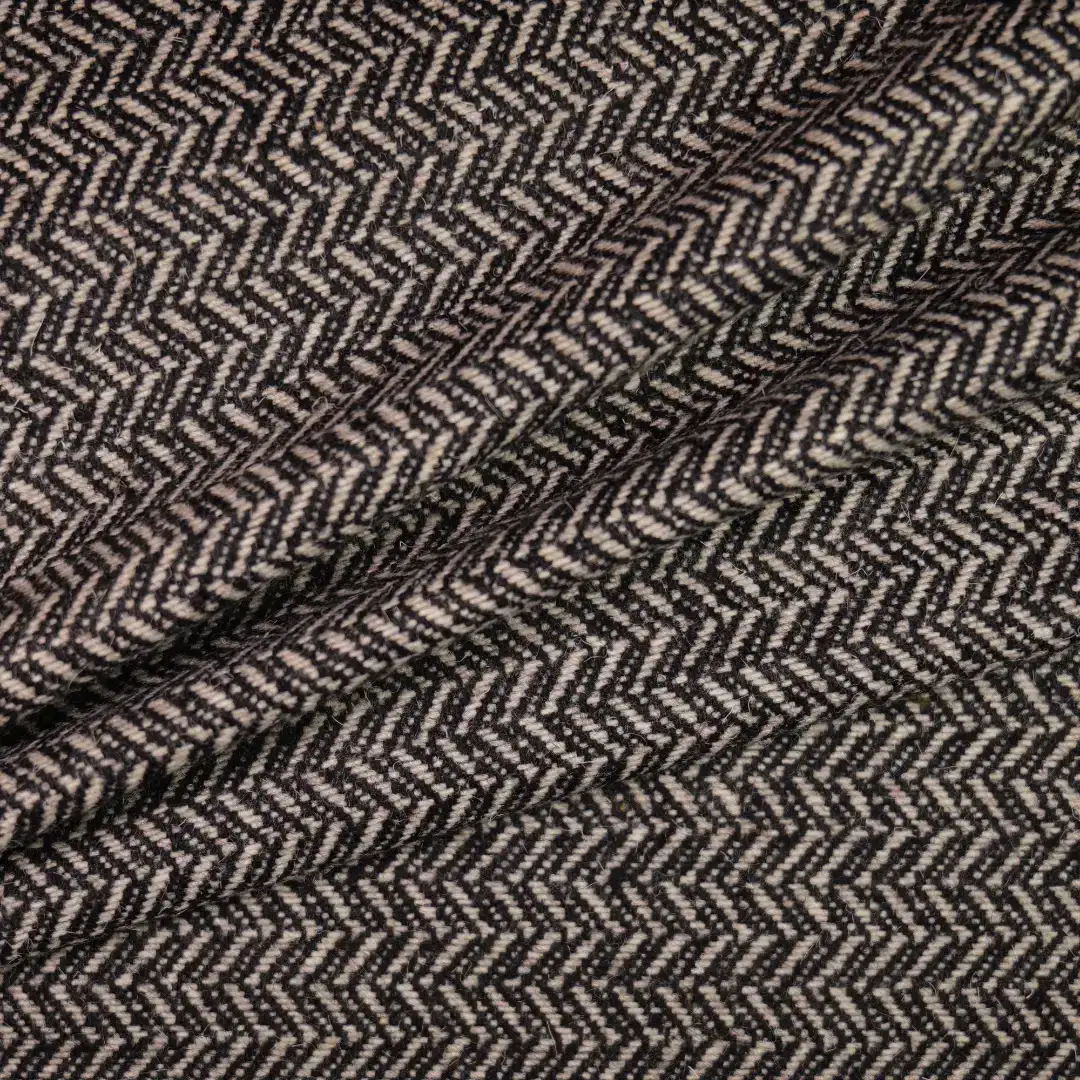 China Fabric for Jackets,Blazer,Skirt,Suit,Skirt  Chanel-Style Fabric Woolen Polyester Chemical Fiber Wool Black color buy from China wholesaler bulk order at wholesale price free worldwide shipping Alibaba