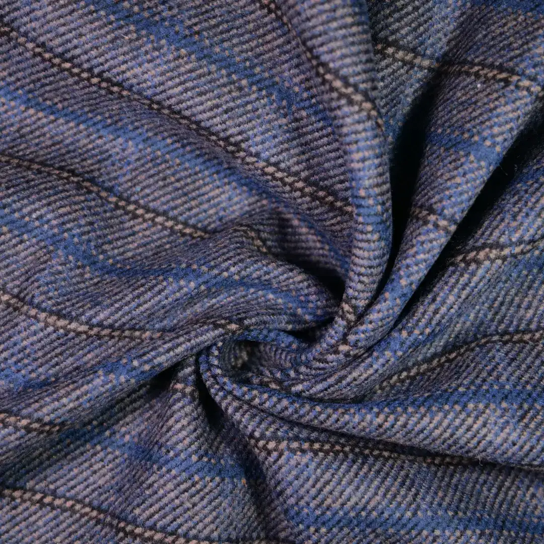 China Fabric for Overcoat,Suit,Knitted Jacket ,Chino Chanel-Style Fabric Woolen Polyester Chemical Fiber Wool Navy color buy from China wholesaler bulk order at wholesale price free worldwide shipping Alibaba