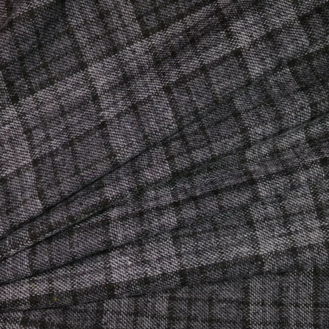 China Fabric for Suit Trouser,Jackets,Blazer,Overcoat Chanel-Style Fabric Woolen Wool Polyester Chemical Fiber Black color buy from China wholesaler bulk order at wholesale price free worldwide shipping Alibaba