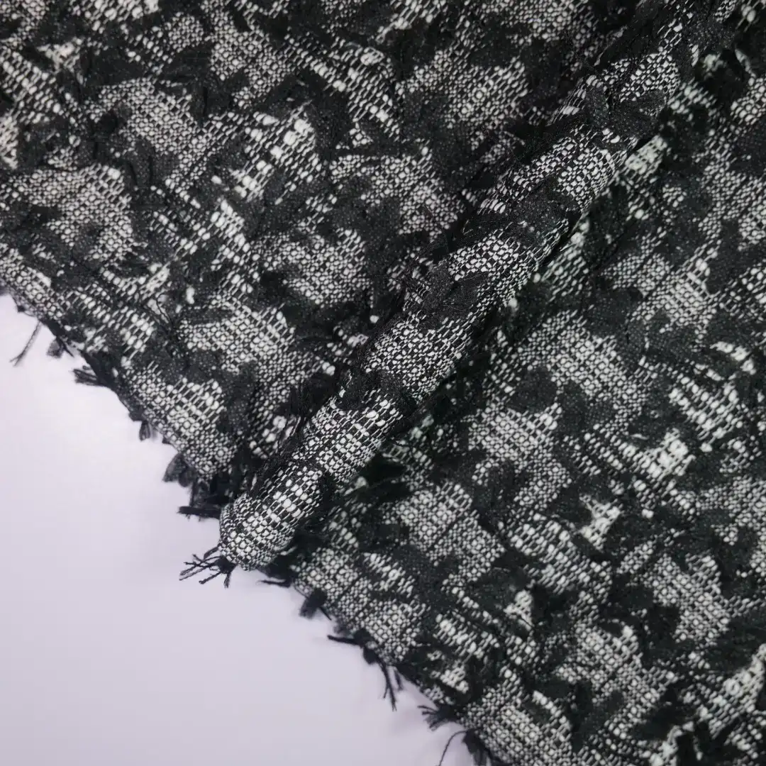 China Fabric for Jackets,Skirt,Uniform Jacquard Synthetic Woven Fabric Polyester black color buy from China wholesaler bulk order at wholesale price free worldwide shipping Alibaba