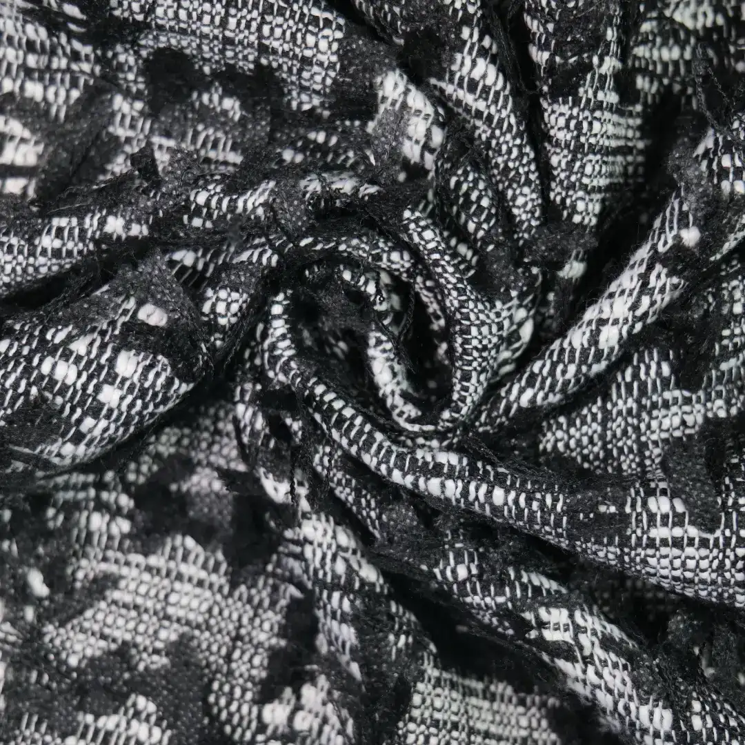 China Fabric for Jackets,Skirt,Uniform Jacquard Synthetic Woven Fabric Polyester black color buy from China wholesaler bulk order at wholesale price free worldwide shipping Alibaba