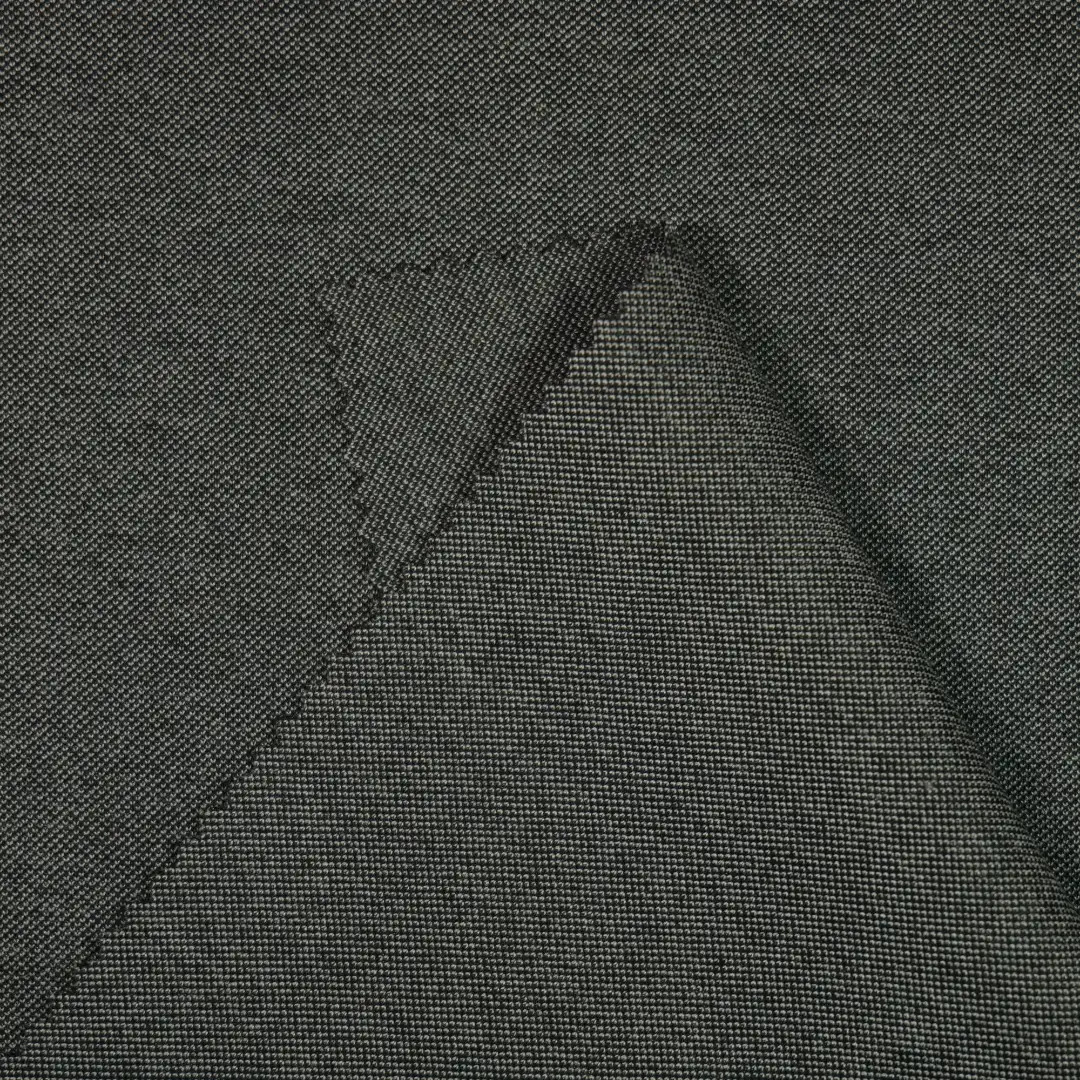 China Fabric for Jackets Interlock Knit Fabric Polyester Spandex grey color buy from China wholesaler bulk order at wholesale price free worldwide shipping Alibaba