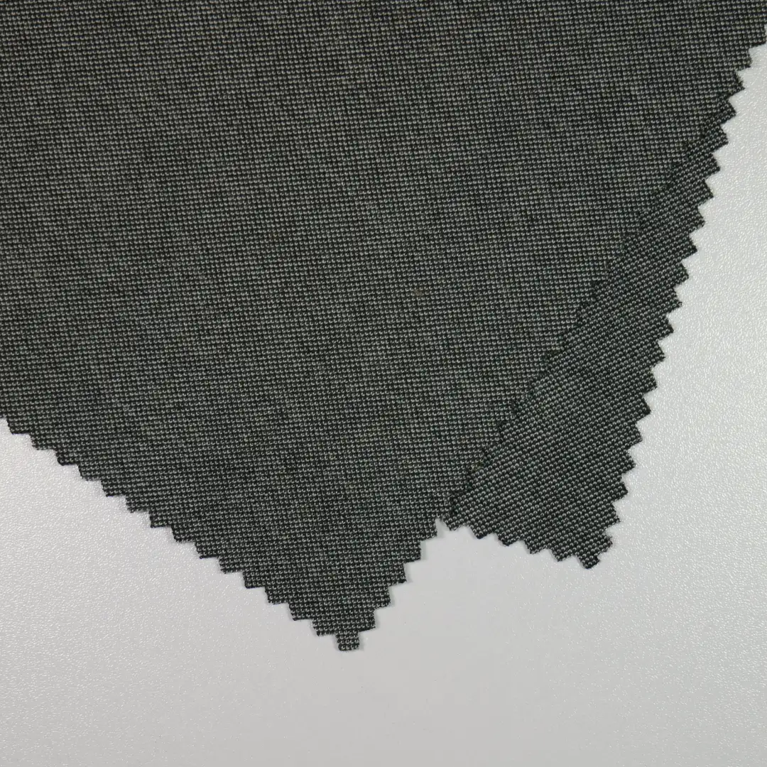China Fabric for Jackets Interlock Knit Fabric Polyester Spandex grey color buy from China wholesaler bulk order at wholesale price free worldwide shipping Alibaba