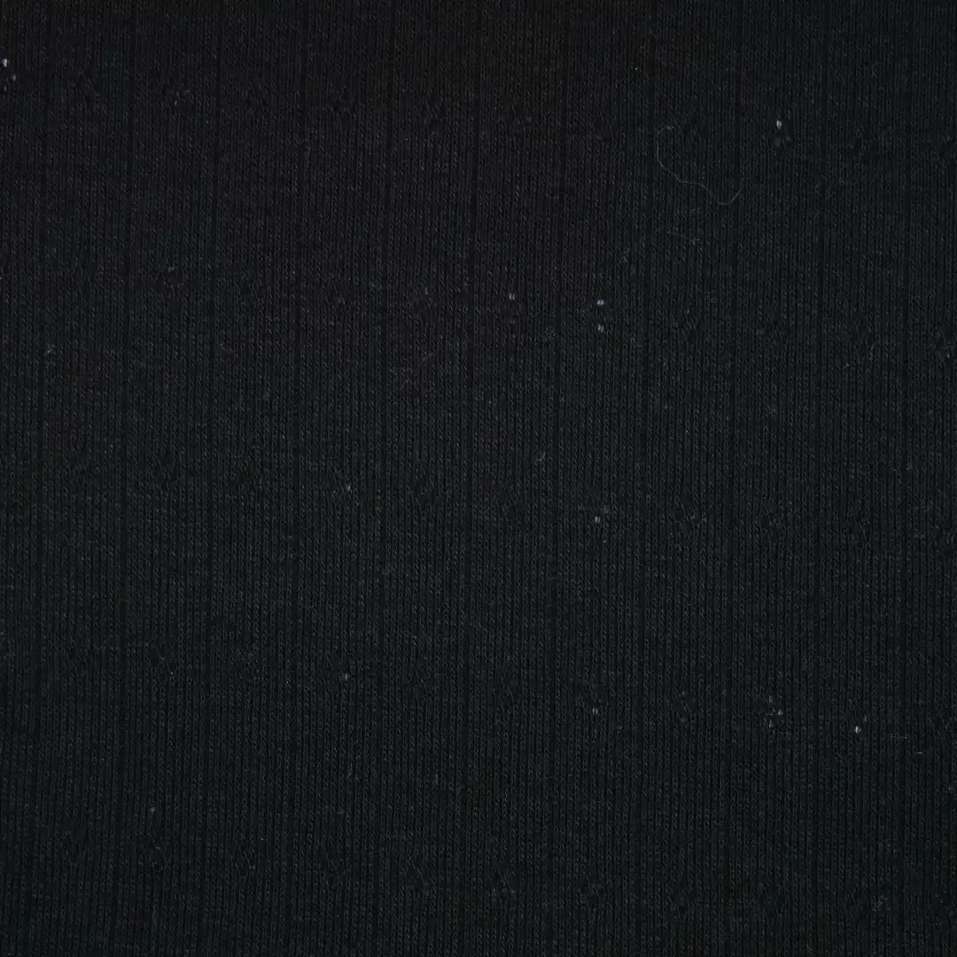 China Fabric for Blouse,Crew Neck Pullover  Jacquard Knit Fabric Cotton Polyester black color buy from China wholesaler bulk order at wholesale price free worldwide shipping Alibaba