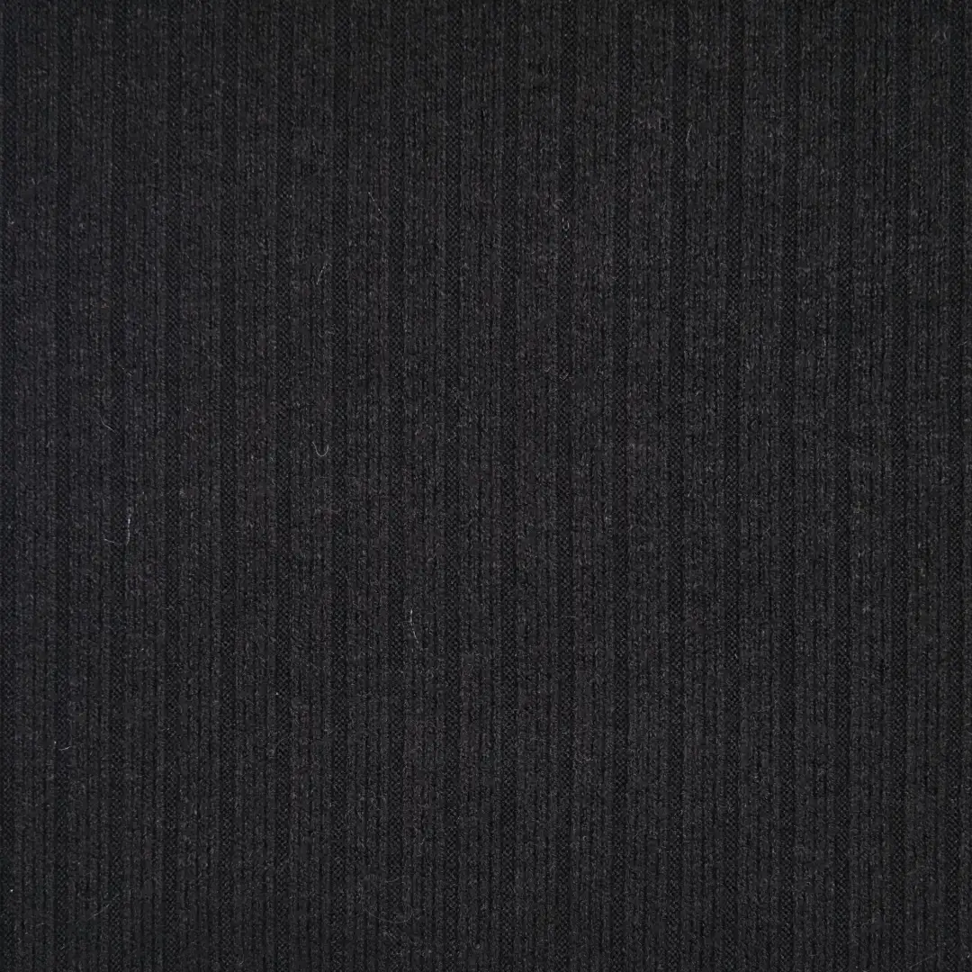 China Fabric for Tank Top,Hoodie Rib Knit Fabric Rayon Polyester Nylon Spandex black color buy from China wholesaler bulk order at wholesale price free worldwide shipping Alibaba