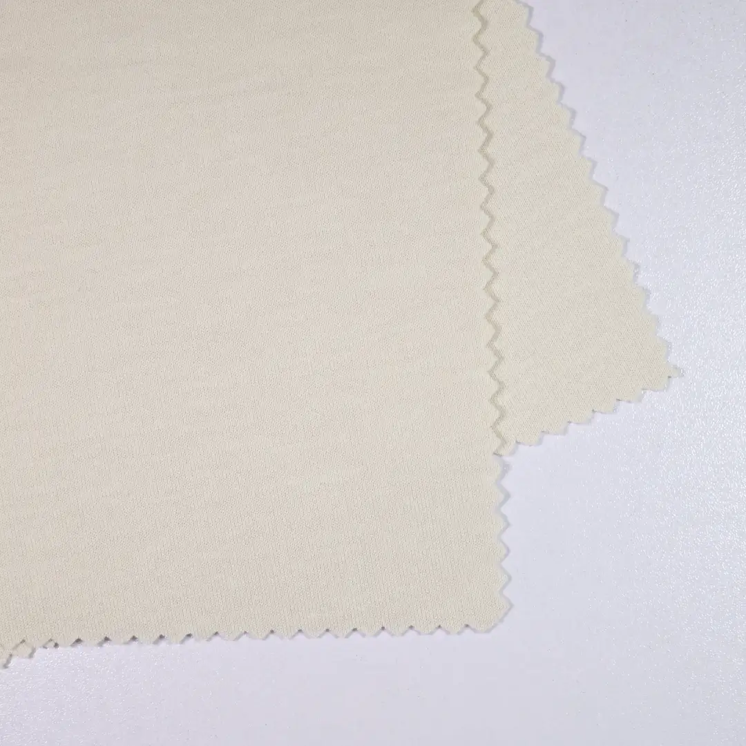 China Fabric for Sweatshirt,Tracksuits Scuba Knit Fabric Polyester Spandex Beige color buy from China wholesaler bulk order at wholesale price free worldwide shipping Alibaba