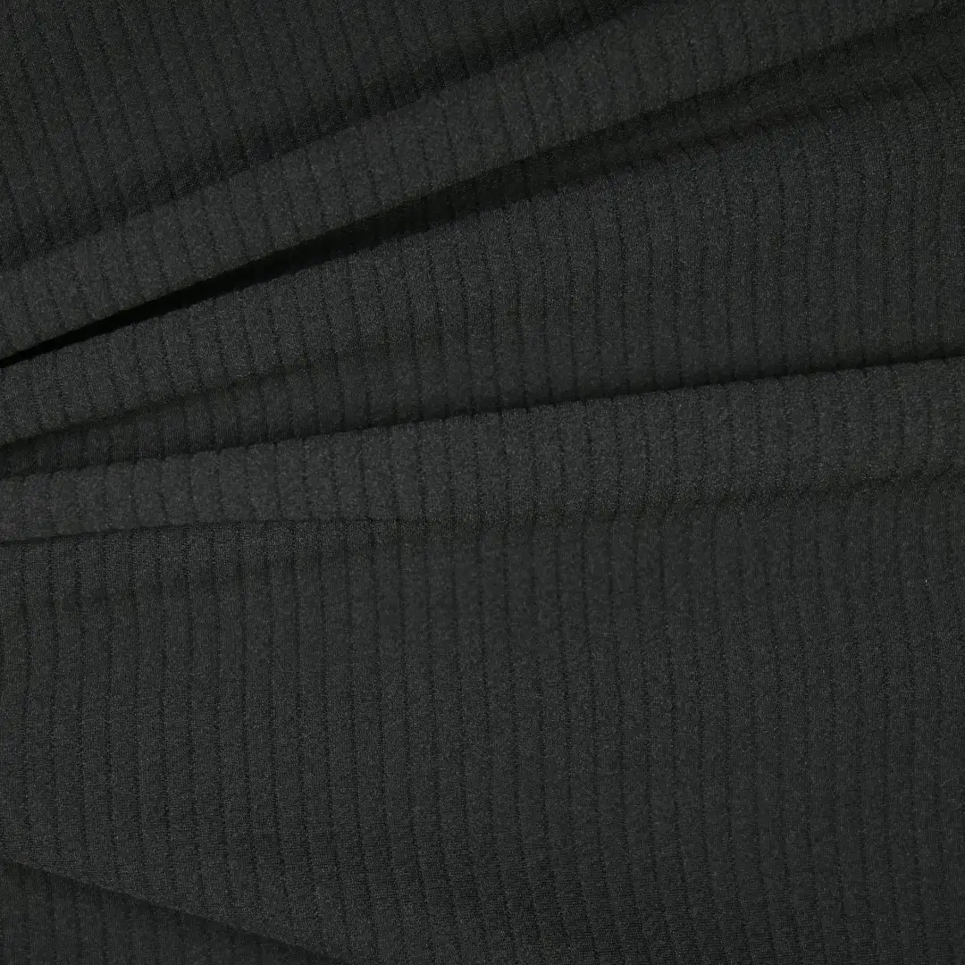 China Fabric for Jackets,Polo Shirt Jacquard Knit Fabric Polyester Spandex black color buy from China wholesaler bulk order at wholesale price free worldwide shipping Alibaba