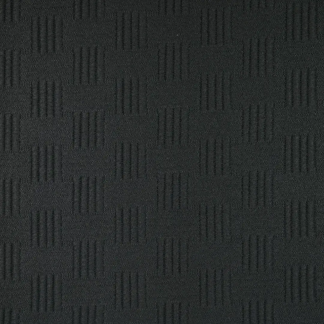 China Fabric for Jackets,Shorts,Hoodie Jacquard Knit Fabric Polyester Spandex black color buy from China wholesaler bulk order at wholesale price free worldwide shipping Alibaba