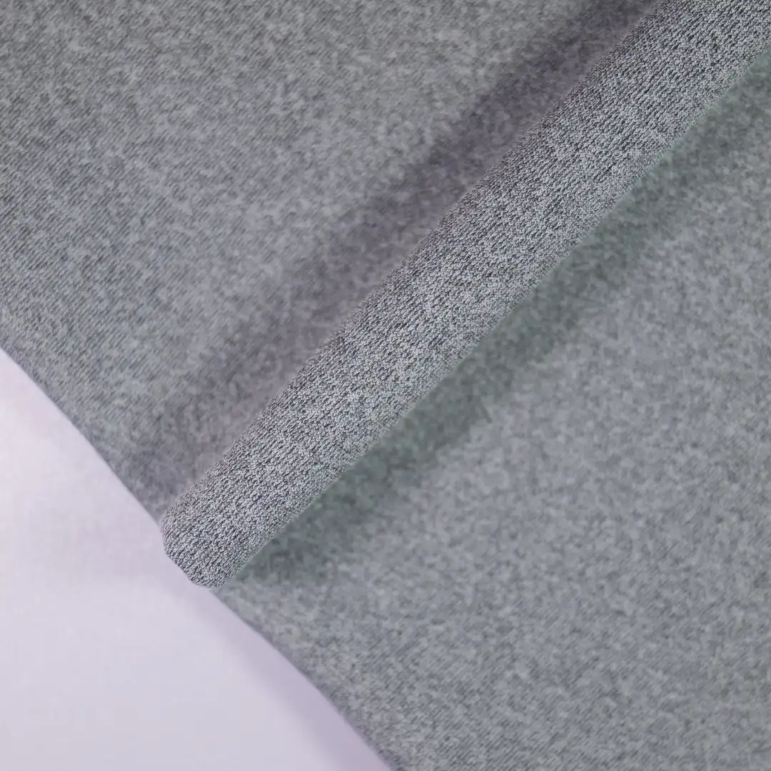 China Fabric for T-Shirt,Polo Shirt Interlock Knit Fabric Polyester Spandex gray color buy from China wholesaler bulk order at wholesale price free worldwide shipping Alibaba
