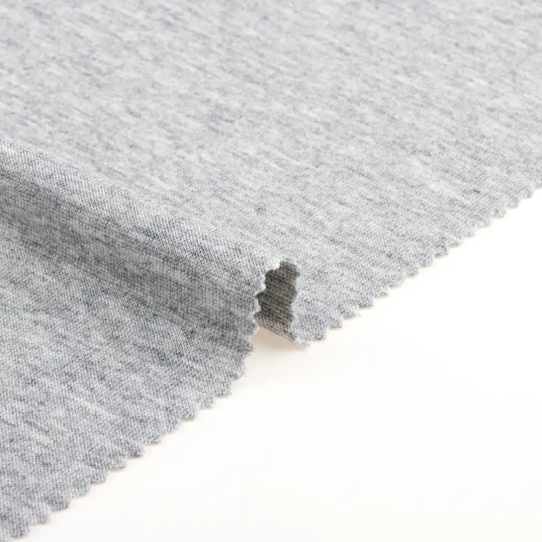China Fabric for T-Shirt,Polo Shirt,Sweatshirt Rib Knit Fabric Acrylic Modal Wool Elastane melange color buy from China wholesaler bulk order at wholesale price free worldwide shipping Alibaba