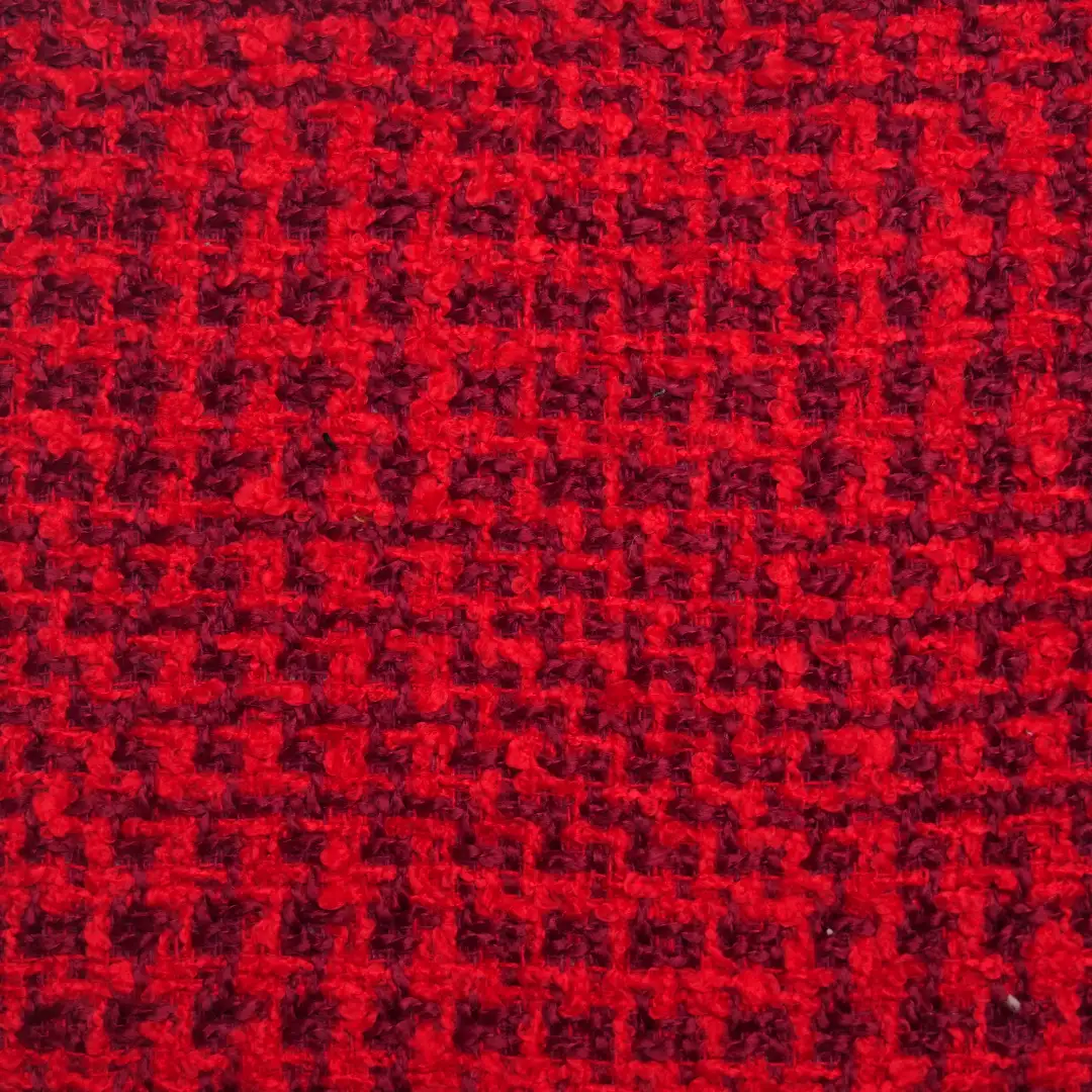 China Fabric for Trench Coat,Overcoat Woolen Jacquard Woolen Polyester RED color buy from China wholesaler bulk order at wholesale price free worldwide shipping Alibaba