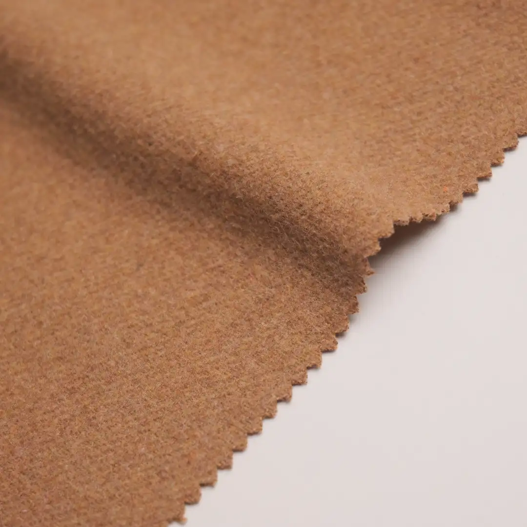 China Fabric for Overcoat Woolen Twill Woolen Chemical Fiber Beige color buy from China wholesaler bulk order at wholesale price free worldwide shipping Alibaba