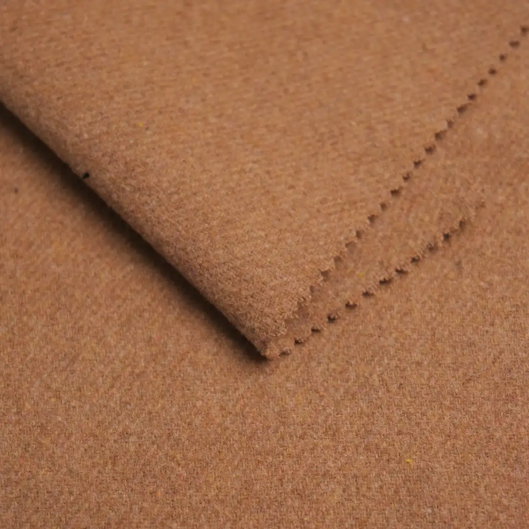 China Fabric for Overcoat Woolen Twill Woolen Chemical Fiber Beige color buy from China wholesaler bulk order at wholesale price free worldwide shipping Alibaba
