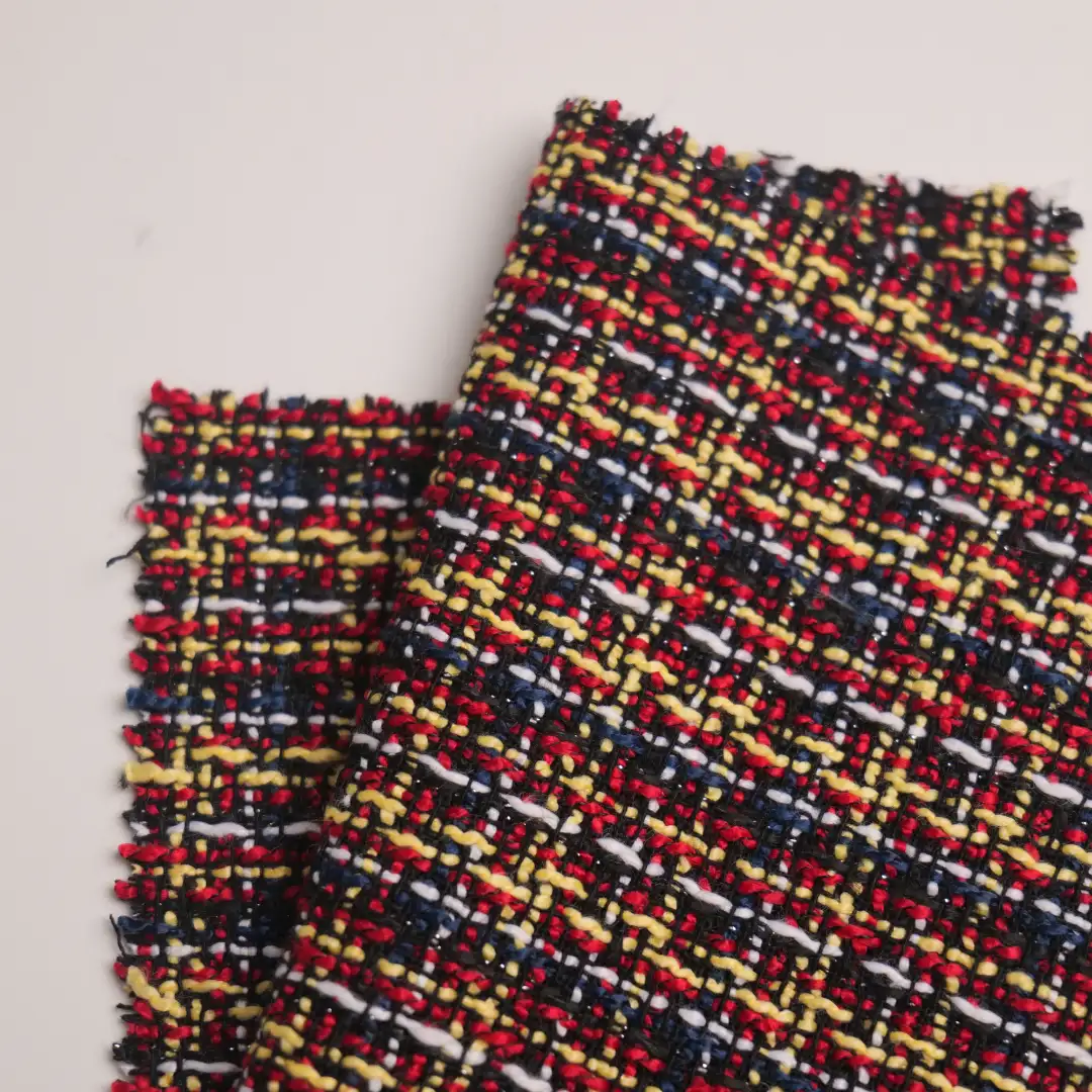 China Fabric for Overcoat Woolen Jacquard Woolen Polyester Colorful color buy from China wholesaler bulk order at wholesale price free worldwide shipping Alibaba