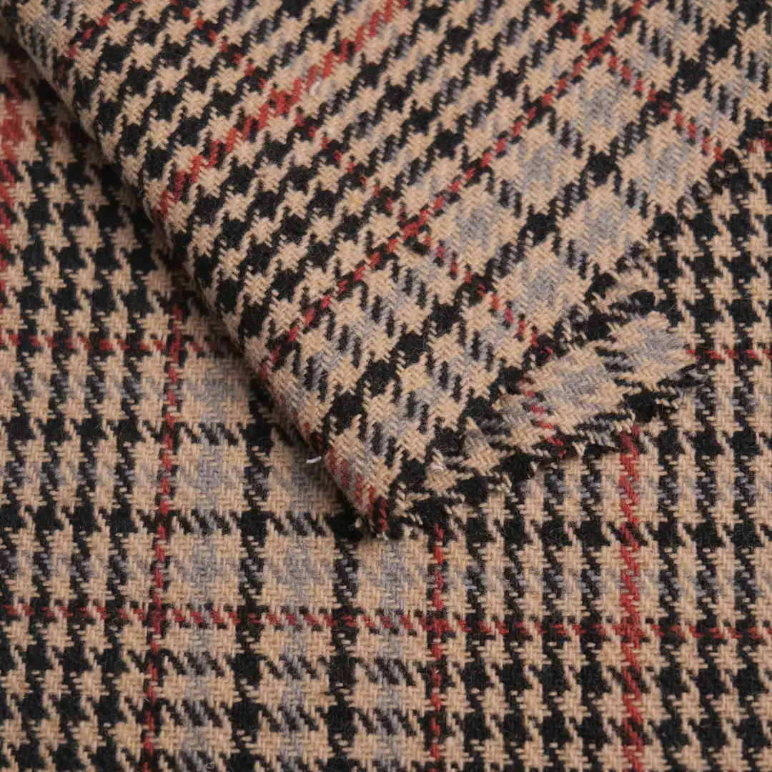 China Fabric for Overcoat Woolen Tweed Woolen Chemical Fiber yarn-dyed color buy from China wholesaler bulk order at wholesale price free worldwide shipping Alibaba