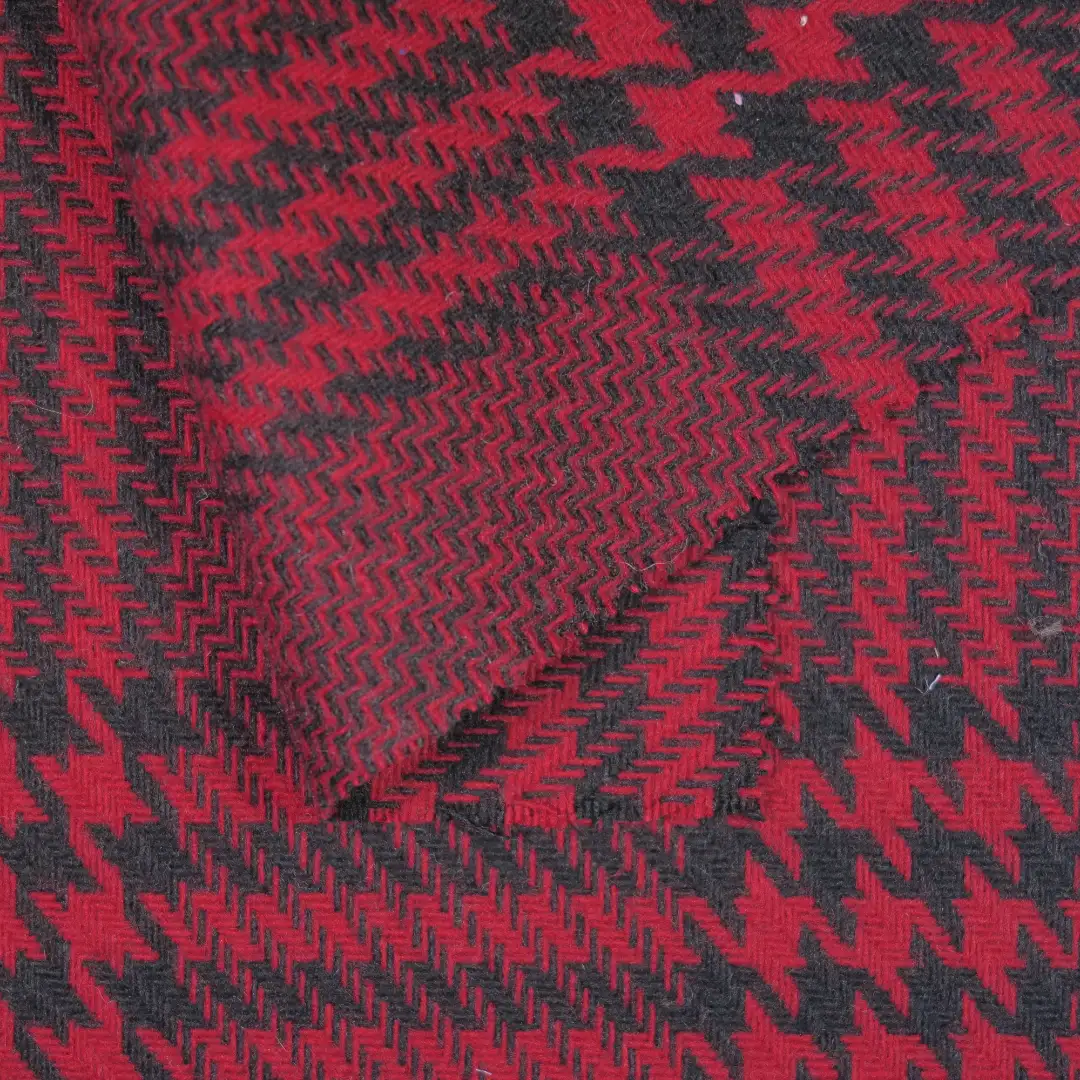 China Fabric for Trench Coat,Overcoat Woolen Tweed Woolen Polyester Acrylic Chemical Fiber RED color buy from China wholesaler bulk order at wholesale price free worldwide shipping Alibaba