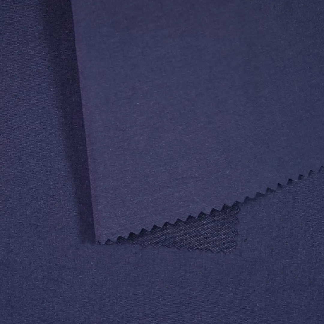 China Fabric for Suit Trouser,Uniform,Over Shirt Polyester Mountaineering Fabric Synthetic Woven Fabric Nylon Spandex Dark blue color buy from China wholesaler bulk order at wholesale price free worldwide shipping Alibaba