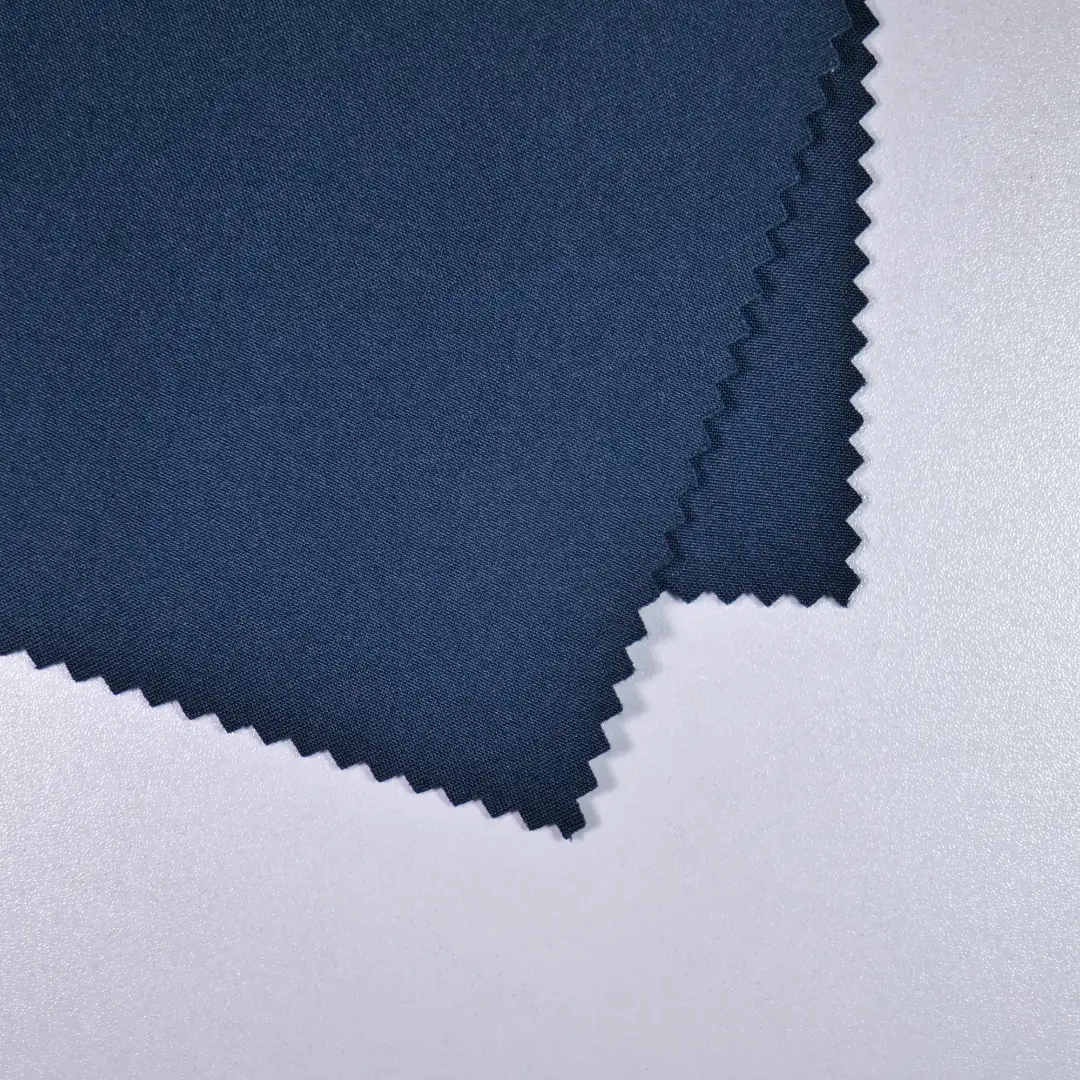 China Fabric for Uniform Bonded fabric Bonded fabric Polyester Dark blue color buy from China wholesaler bulk order at wholesale price free worldwide shipping Alibaba