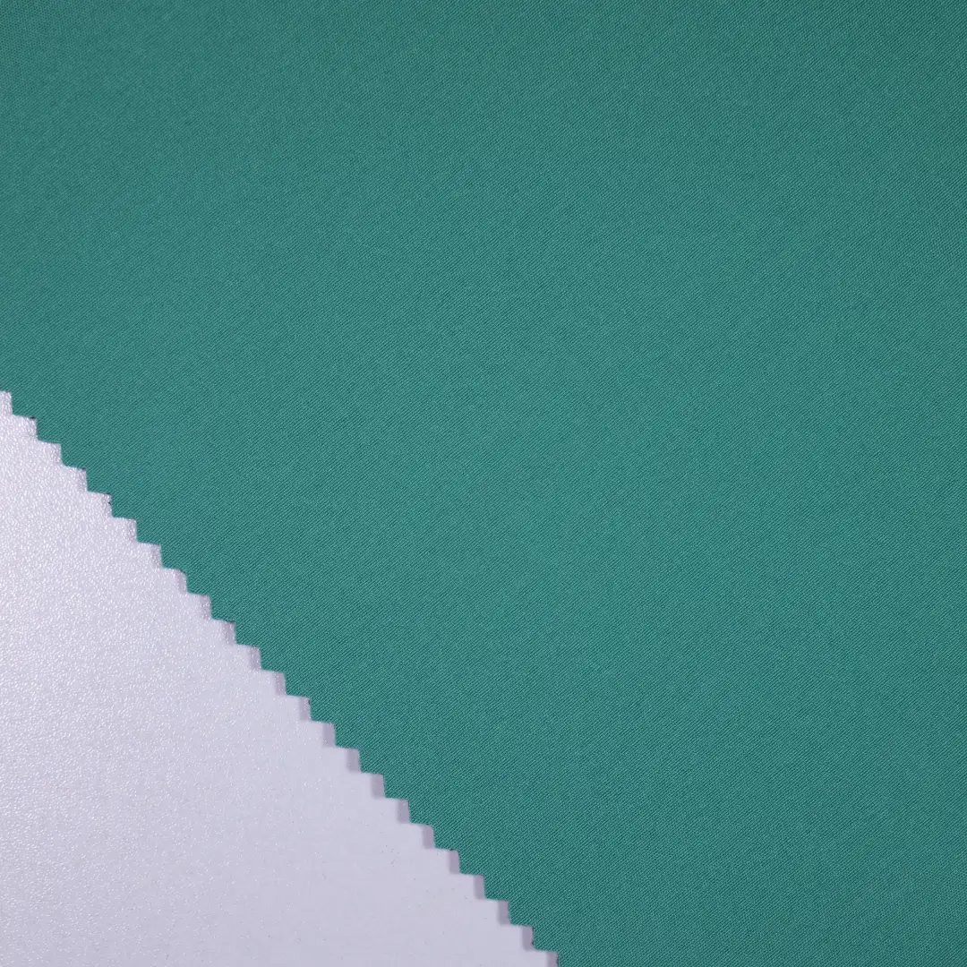 China Fabric for Trench Coat,Uniform Bonded fabric Bonded fabric Polyester Spandex green color buy from China wholesaler bulk order at wholesale price free worldwide shipping Alibaba