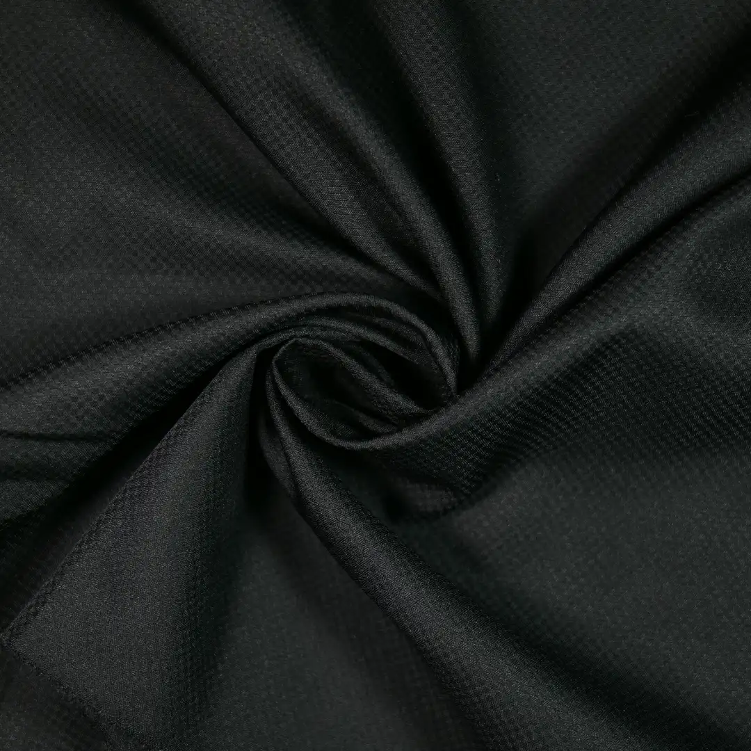 China Fabric for Interlining Jacquard Synthetic Woven Fabric Polyester black color buy from China wholesaler bulk order at wholesale price free worldwide shipping Alibaba