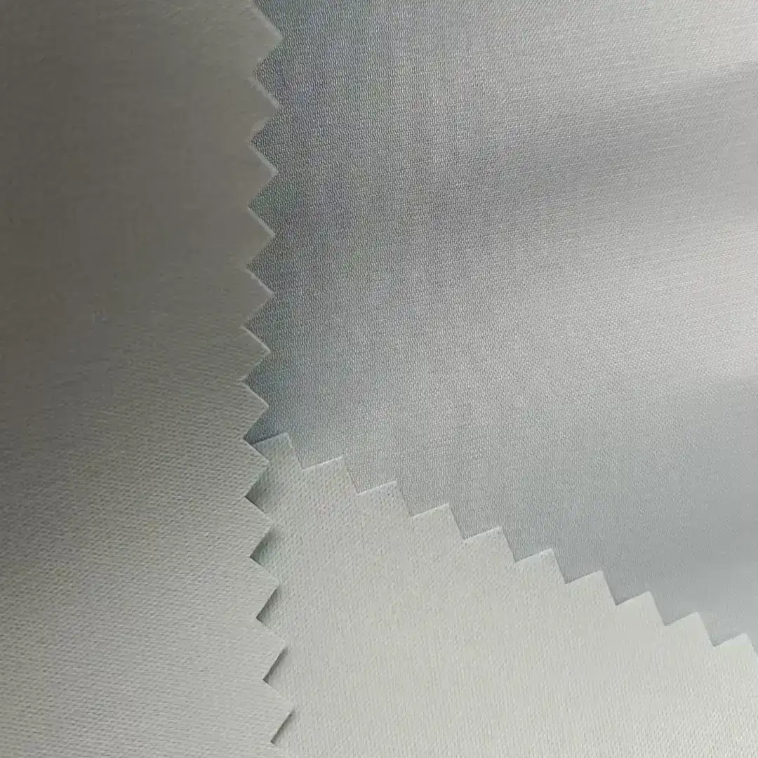 China Fabric for Jackets,Trench Coat,Down Jacket,Padded Jacket,Rain Coat T400 Polyester Yarn Fabric Synthetic Woven Fabric Polyester PET LightBlue color buy from China wholesaler bulk order at wholesale price free worldwide shipping Alibaba