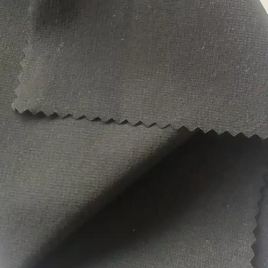 China Fabric for Pants,Jackets,Skirt,Shorts,Jogger Four Stretch Nylon Woven Fabric Synthetic Woven Fabric Nylon Elastane black color buy from China wholesaler bulk order at wholesale price free worldwide shipping Alibaba
