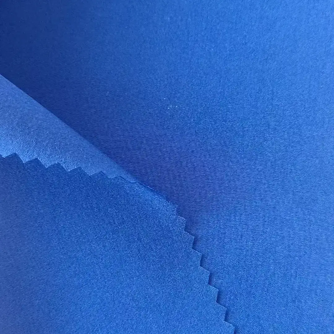 China Fabric for Pants,Shorts,Jogger Four Stretch Polyester Woven Fabric Synthetic Woven Fabric Polyester Elastane royal blue color buy from China wholesaler bulk order at wholesale price free worldwide shipping Alibaba