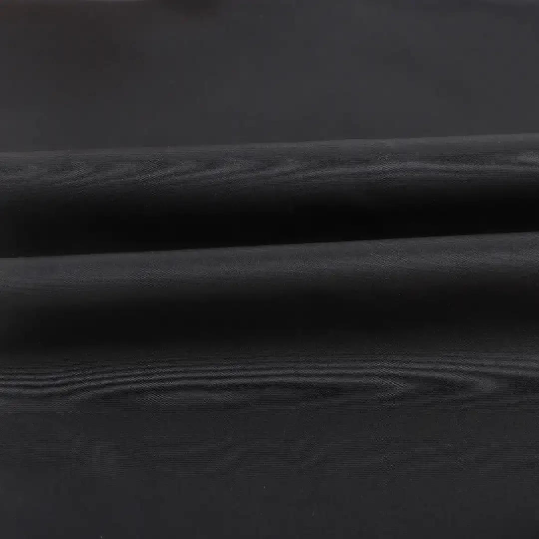 China Fabric for Jackets,Down Jacket,Padded Jacket Polyester Pongee Synthetic Woven Fabric Polyester Black color buy from China wholesaler bulk order at wholesale price free worldwide shipping Alibaba