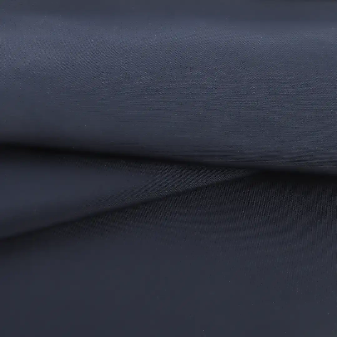 China Fabric for Jackets,Down Jacket,Padded Jacket Polyester Imitation Memory Fabric Synthetic Woven Fabric Polyester DARK BLUE color buy from China wholesaler bulk order at wholesale price free worldwide shipping Alibaba