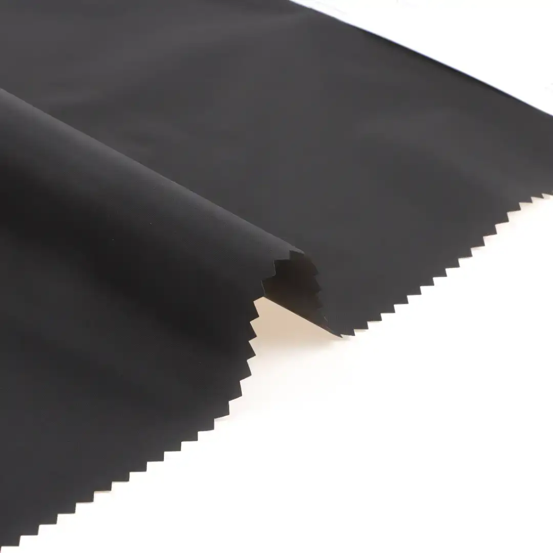 China Fabric for Jackets,Down Jacket,Padded Jacket Polyester Taffeta Synthetic Woven Fabric Polyester Black color buy from China wholesaler bulk order at wholesale price free worldwide shipping Alibaba
