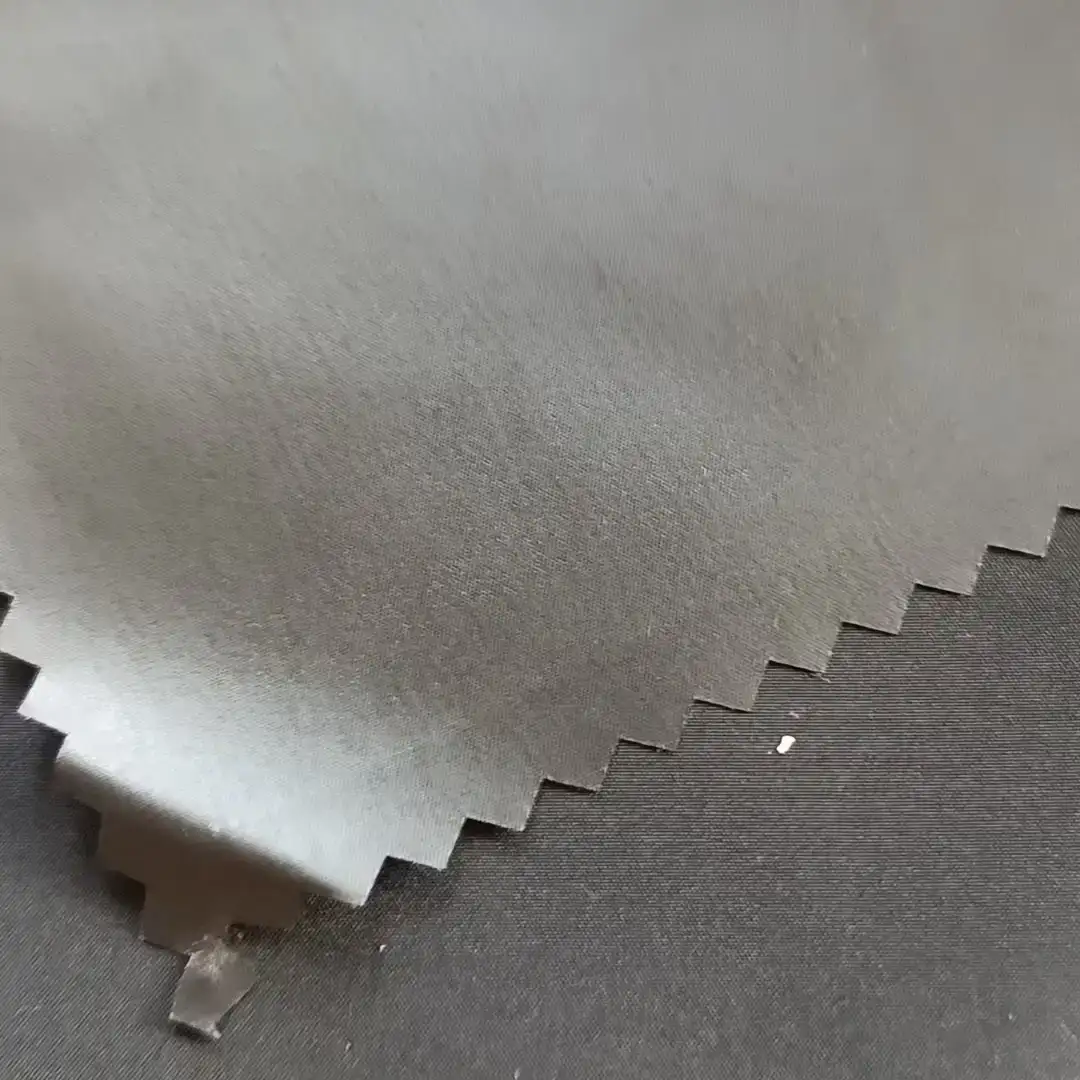 China Fabric for Down Jacket,Padded Jacket Polyester Pongee Synthetic Woven Fabric Polyester Black color buy from China wholesaler bulk order at wholesale price free worldwide shipping Alibaba