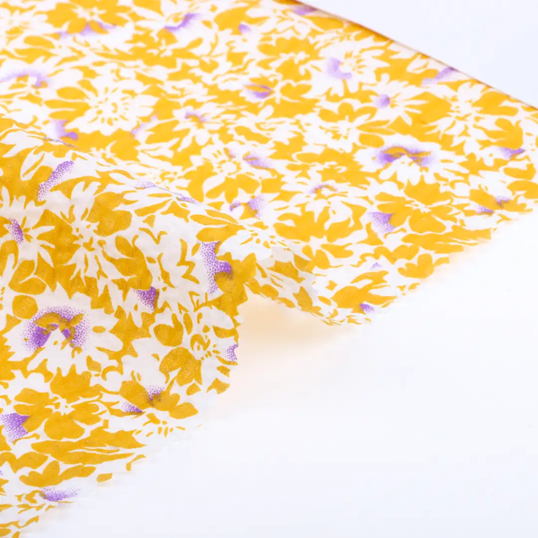 China Fabric for Blouse,Crop Top,Skirt,Dresses (Cardigan Open) ,Skirt  Crepe Natural Woven Fabric Cotton printing color buy from China wholesaler bulk order at wholesale price free worldwide shipping Alibaba